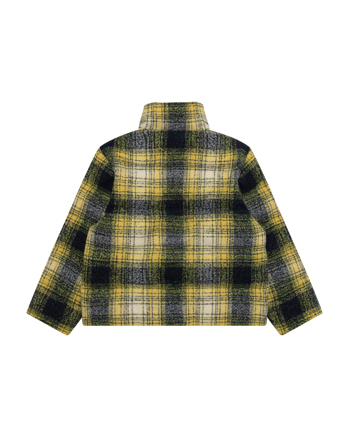 香港直郵 Aape 26秋冬 猿人刺繡徽章撞色格紋立領羽絨服外套7800 AAPDNM7800XAR