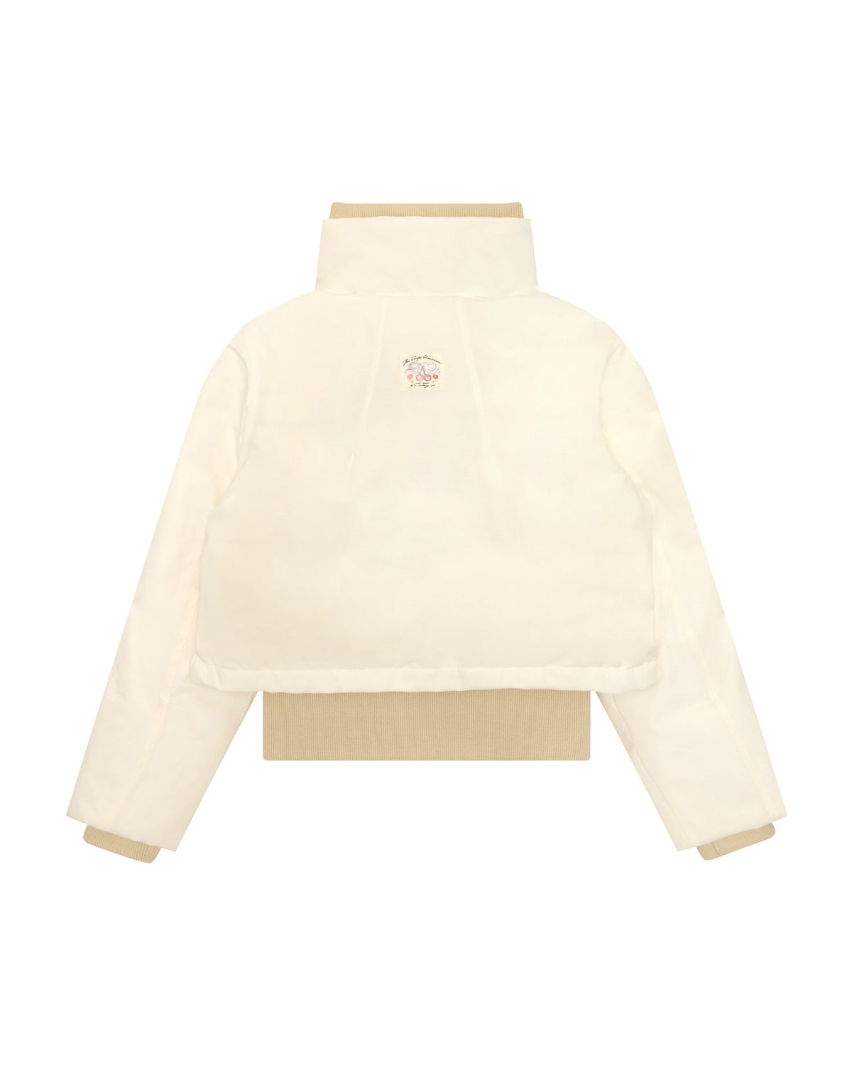 香港直郵 Aape 26秋冬 女裝秋冬花卉猿人刺繡章短款立領羽絨外套7819 AAPDNW7819XXR