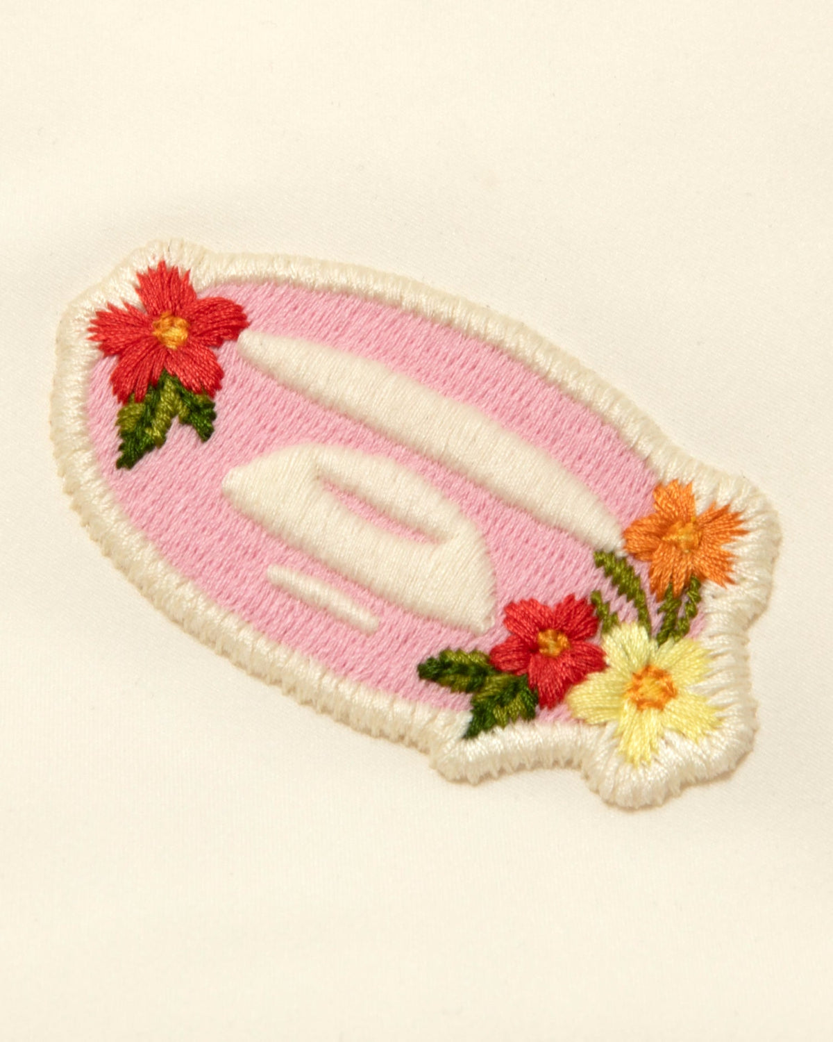 香港直郵 Aape 26秋冬 女裝秋冬花卉猿人刺繡章短款立領羽絨外套7819 AAPDNW7819XXR