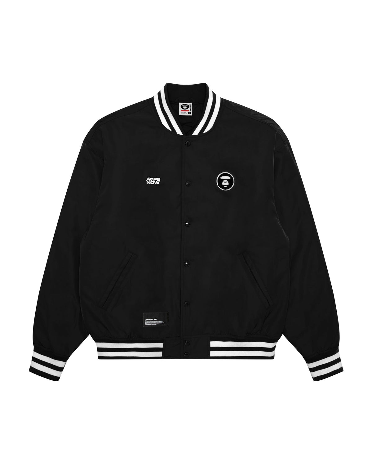 香港直郵 Aape 男裝 26秋冬毛巾繡猿人徽章棒球服夾克外套7793  AAPJKM7793XXR