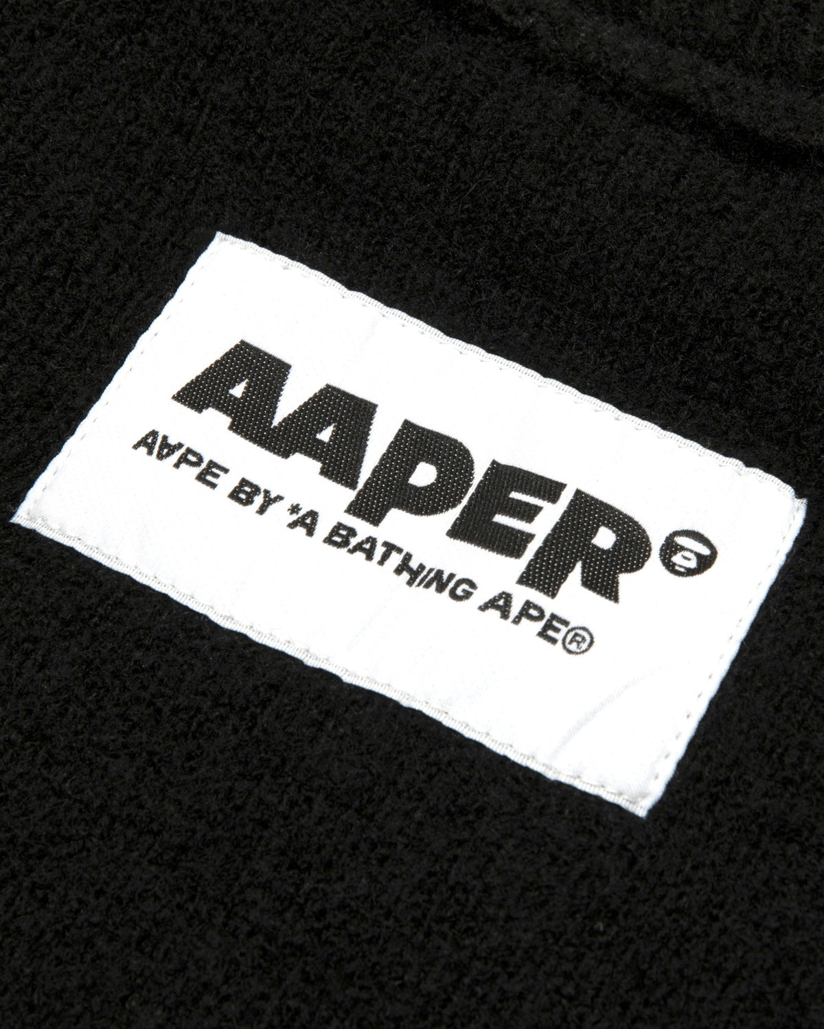 香港直郵 Aape 男裝 26秋冬猿人軍團字母提花趣味毛衣針織衫D343 AAPKNMD343XXR