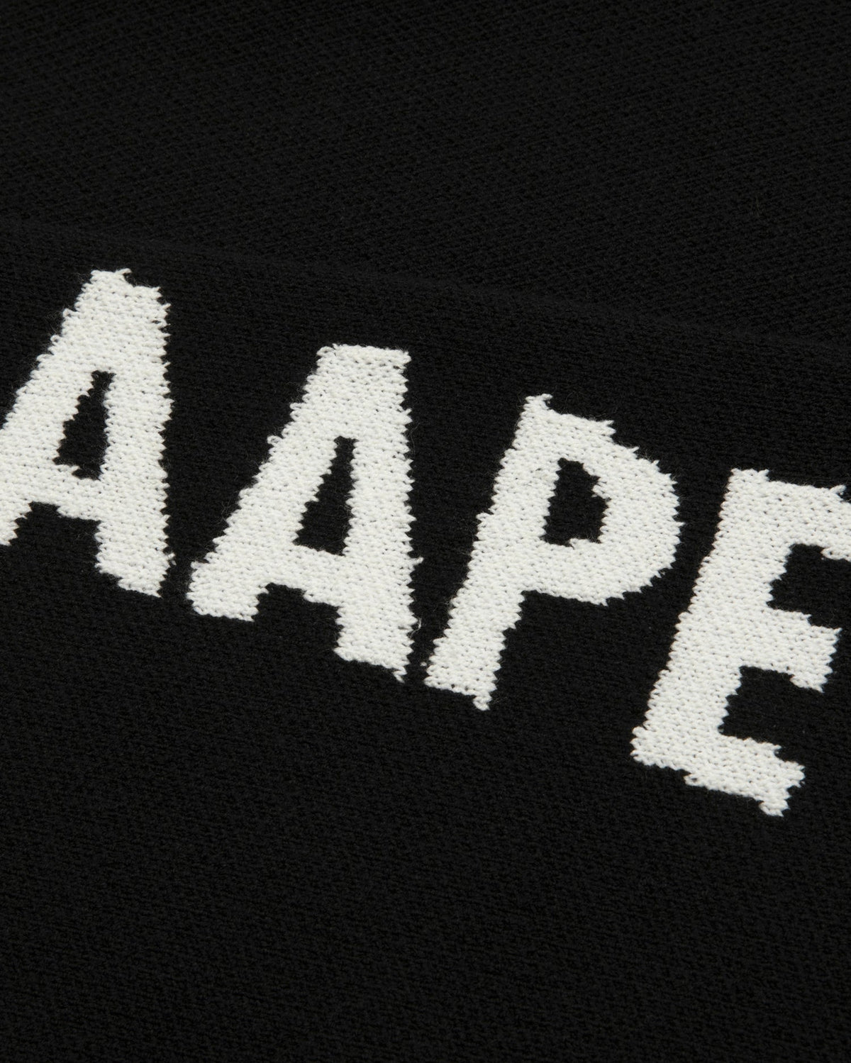 香港直郵 Aape 男裝 26秋冬猿人字母提花質感圓領毛衣針織衫E374 AAPKNME374XXR