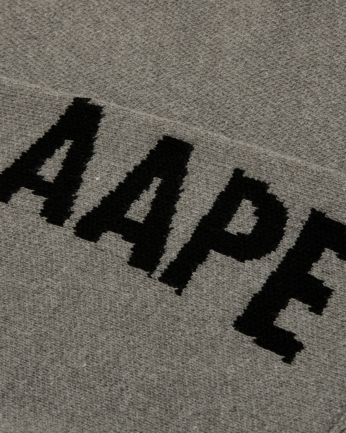 香港直郵 Aape 男裝 26秋冬猿人字母提花質感圓領毛衣針織衫E374 AAPKNME374XXR