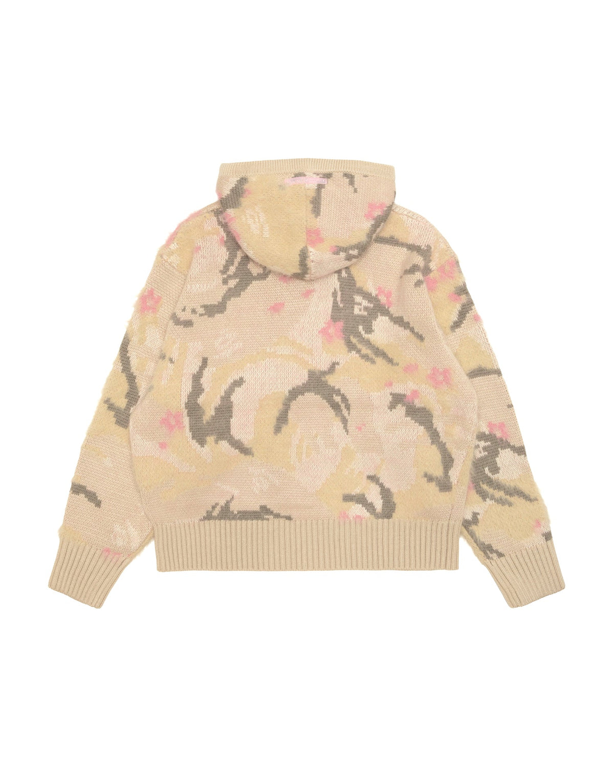 香港直郵 女裝 26秋冬刺繡小羊愛心猿人章迷彩連帽針織衫E361  AAPKNWE361XXR