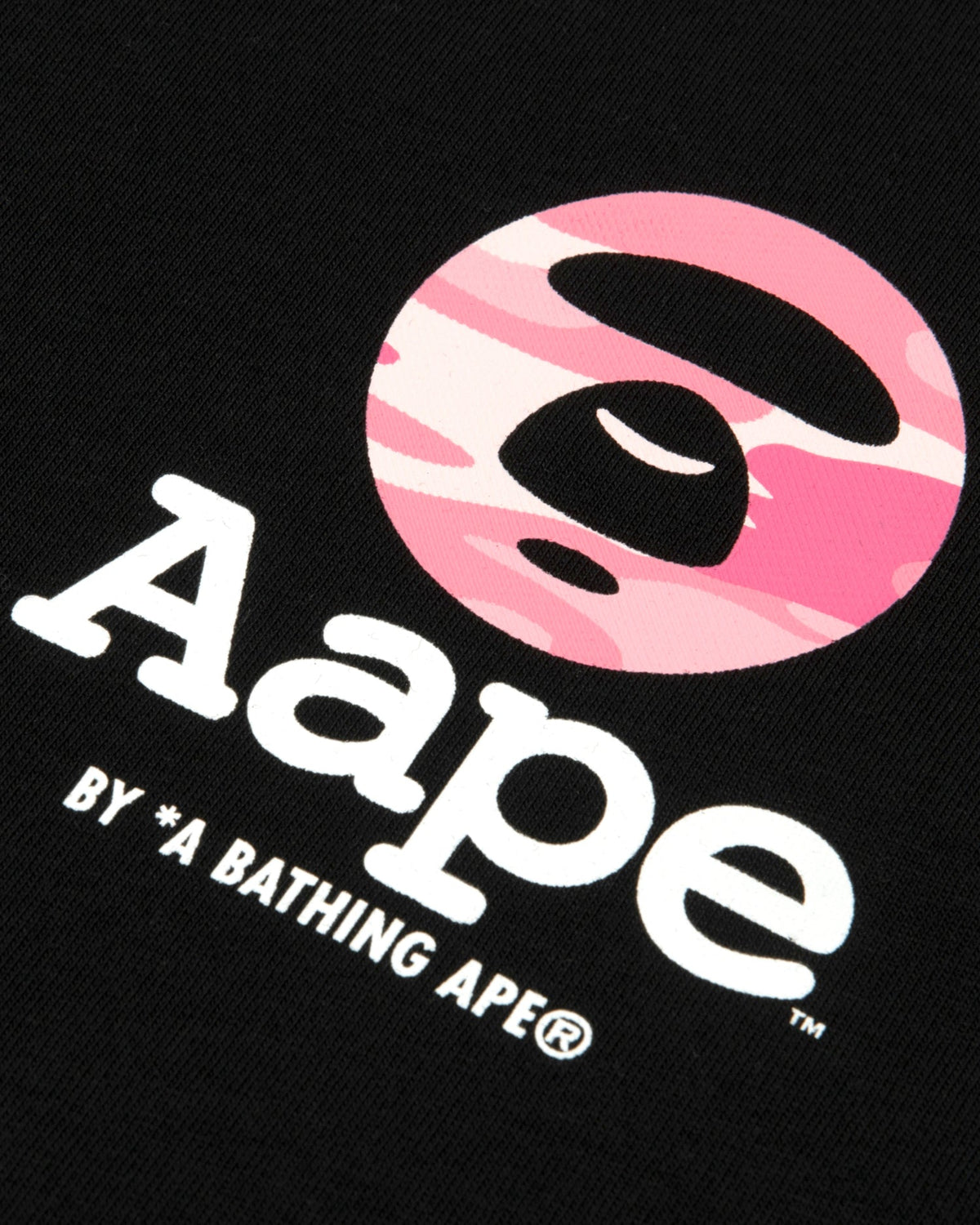 Aape 男裝 26秋冬迷彩猿人字母經典潮流舒適長袖T恤10028 AAPLTM10028XR