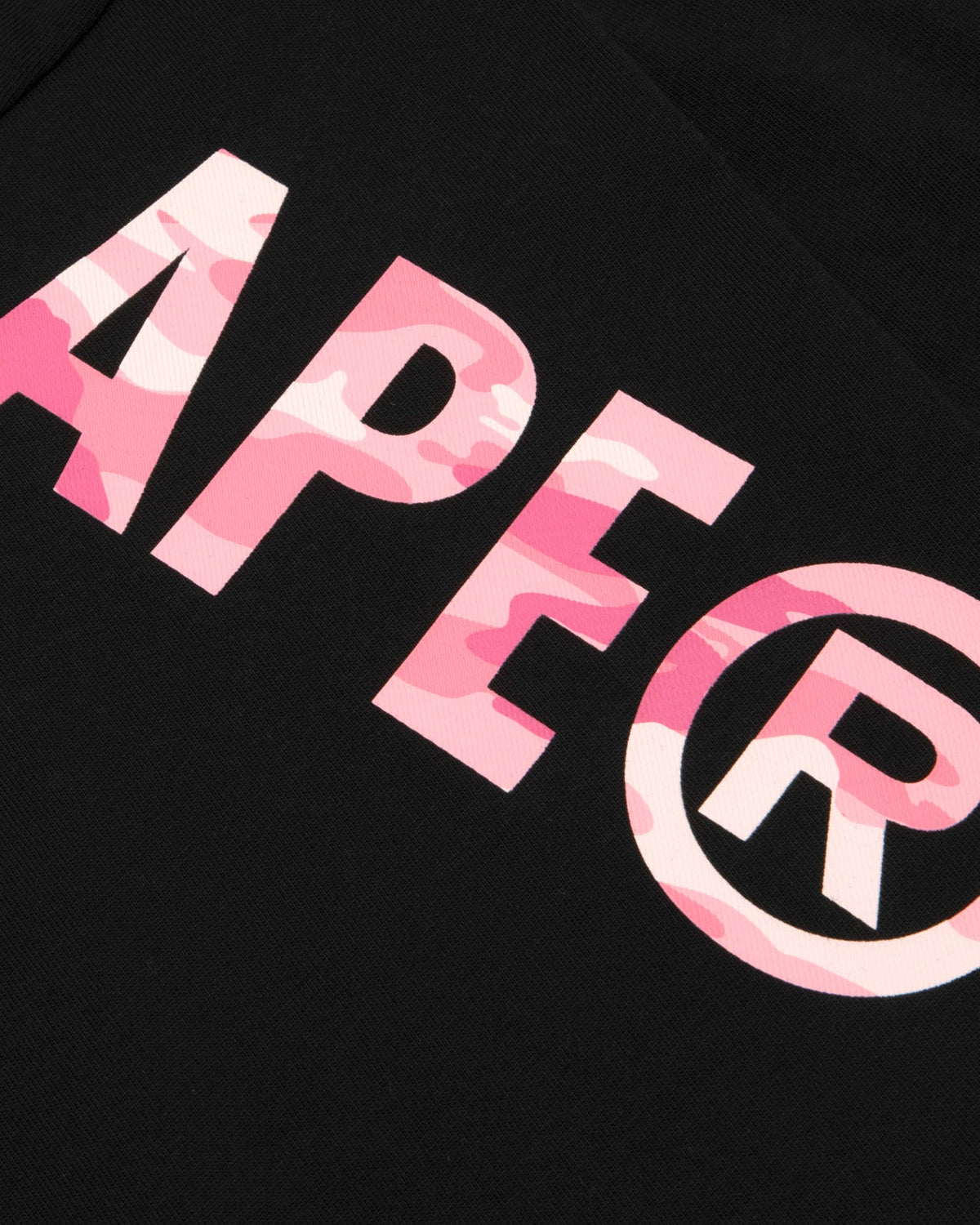 Aape 男裝 26秋冬迷彩猿人字母經典潮流舒適長袖T恤10028 AAPLTM10028XR