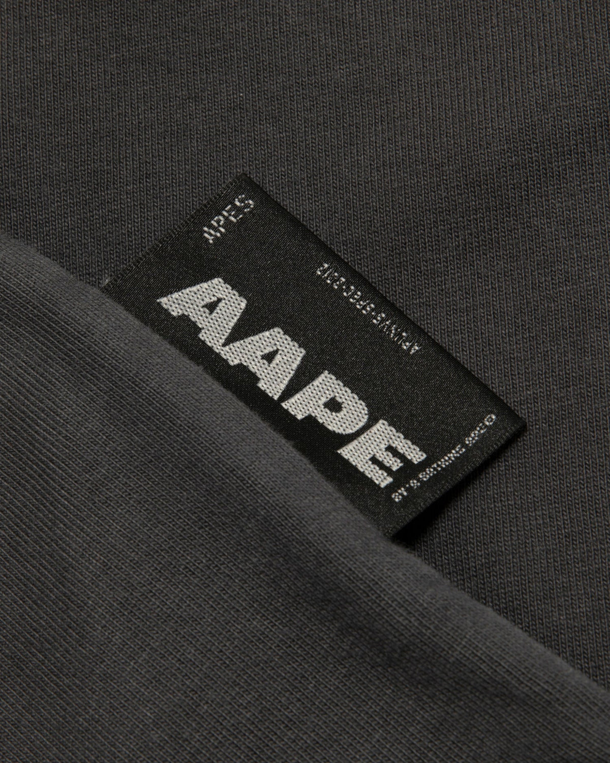 香港直郵 Aape 男裝 26秋冬哥特字母刺繡荊棘鐵絲猿人水洗長袖T恤1995 AAPLTM1995XXR