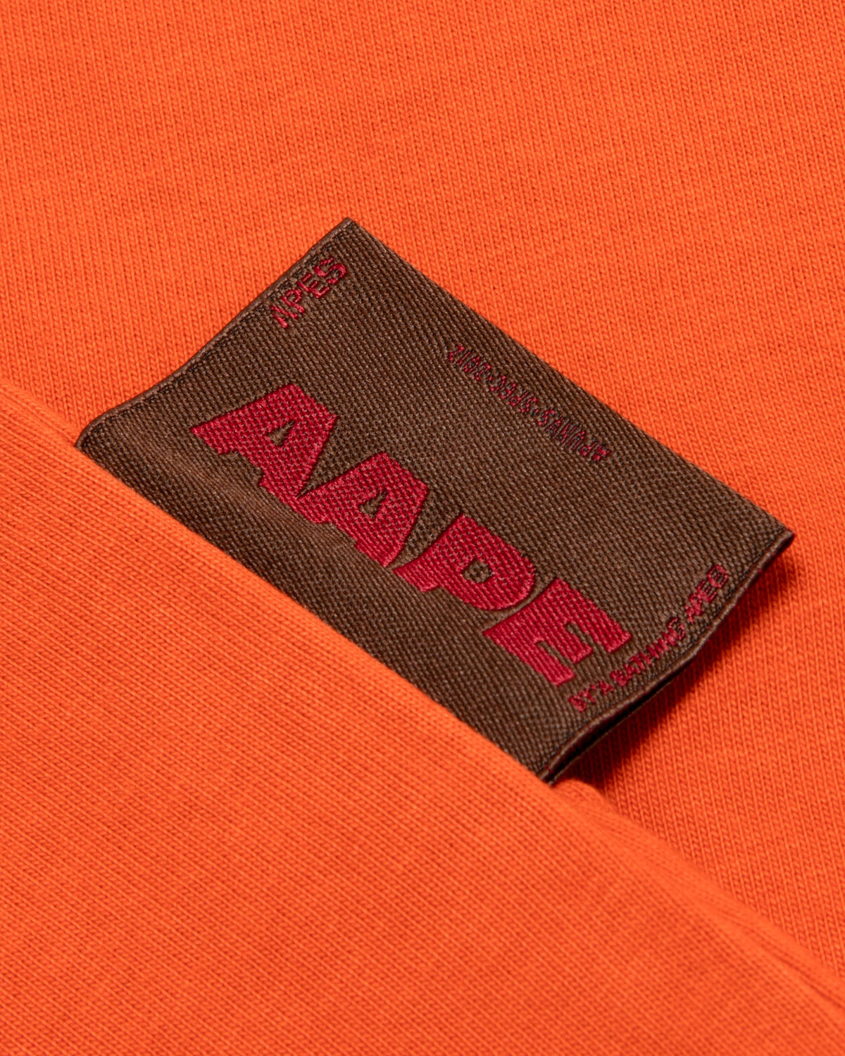 香港直郵 Aape 男裝 26秋冬哥特字母刺繡荊棘鐵絲猿人水洗長袖T恤1995 AAPLTM1995XXR