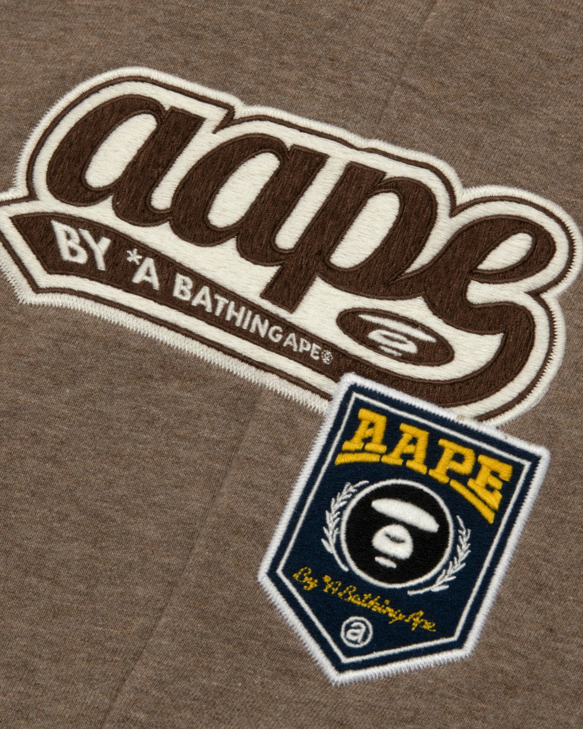 香港直郵 Aape 男裝 26秋冬刺繡章猿人籃球迷彩口袋加絨衛褲D662 AAPPTMD662XAR