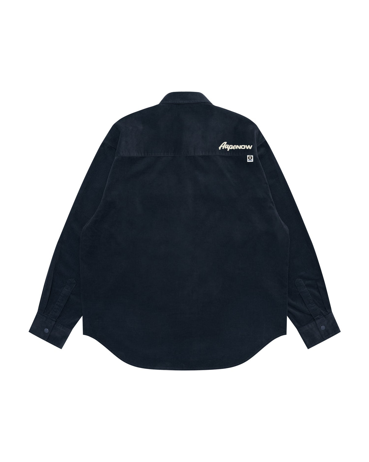 香港直郵 Aape 男装 26秋冬猿人斜纹刺绣章灯芯绒工装长袖衬衫8585  AAPSTM8585XXR