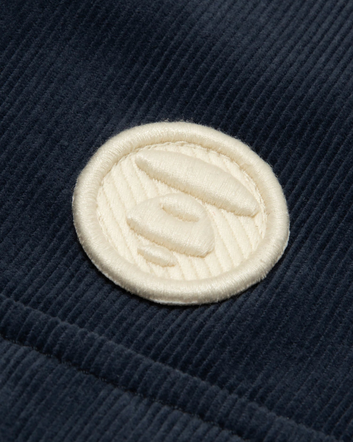 香港直郵 Aape 男装 26秋冬猿人斜纹刺绣章灯芯绒工装长袖衬衫8585  AAPSTM8585XXR