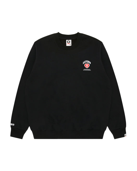 香港直郵 Aape 25秋冬 男 AAPE AAPENOW heart moonface sweatshirt C357