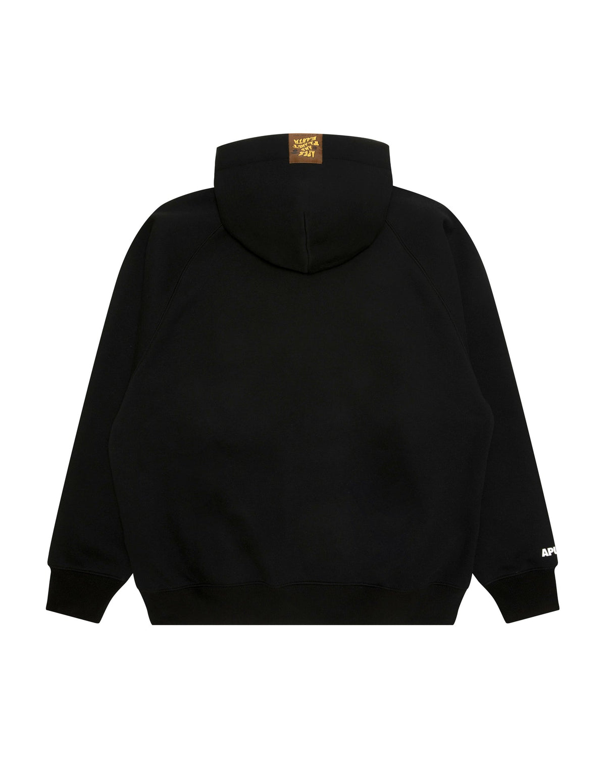 香港直郵 Aape 男裝 26秋冬字母印花拉鏈加絨連帽休閒衛衣外套 C397 AAPSWMC397XXR