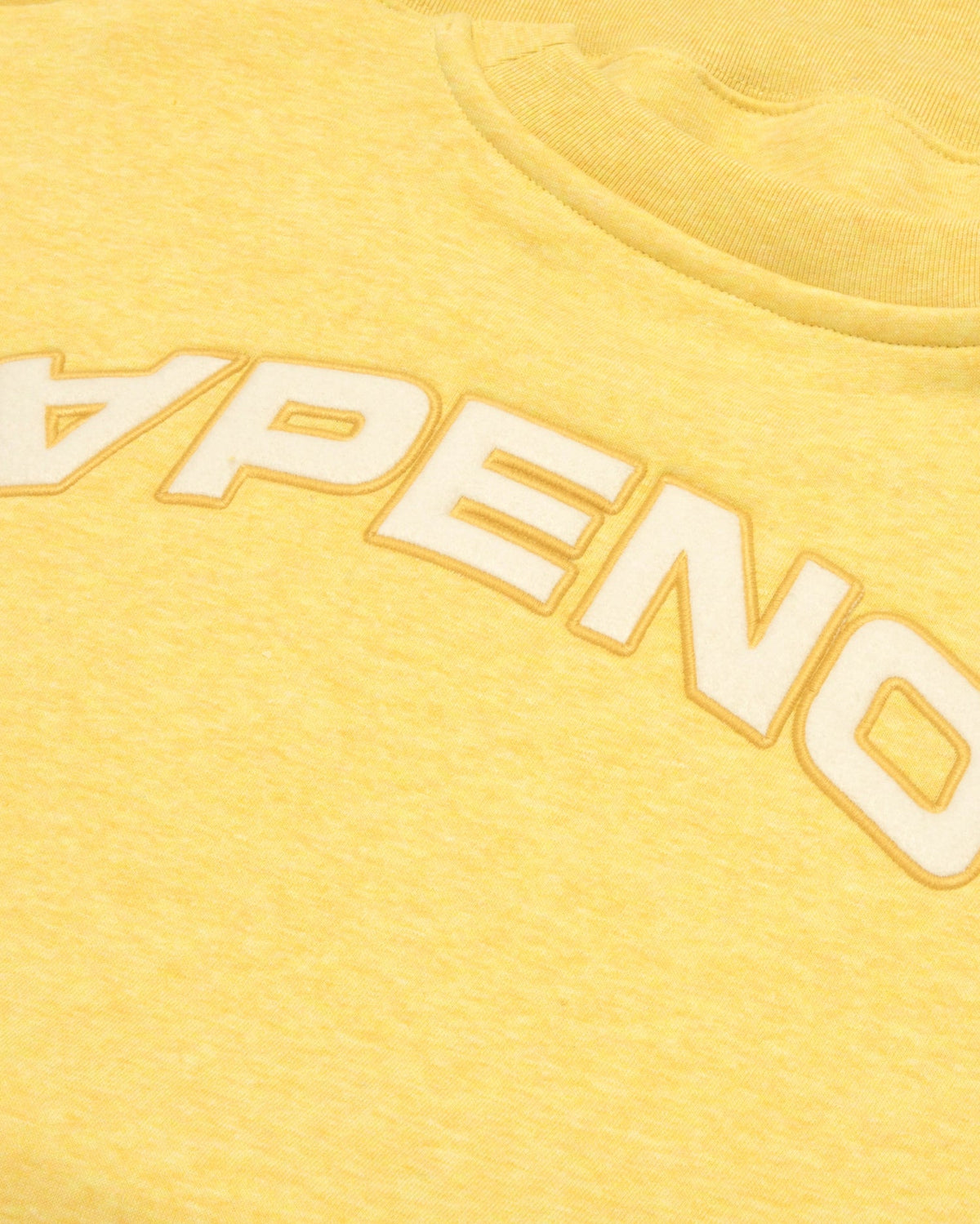 香港直郵 Aape 26秋冬 心型猿人刺繡圓領加絨簡約質感衛衣D376 AAPSWMD376XAR