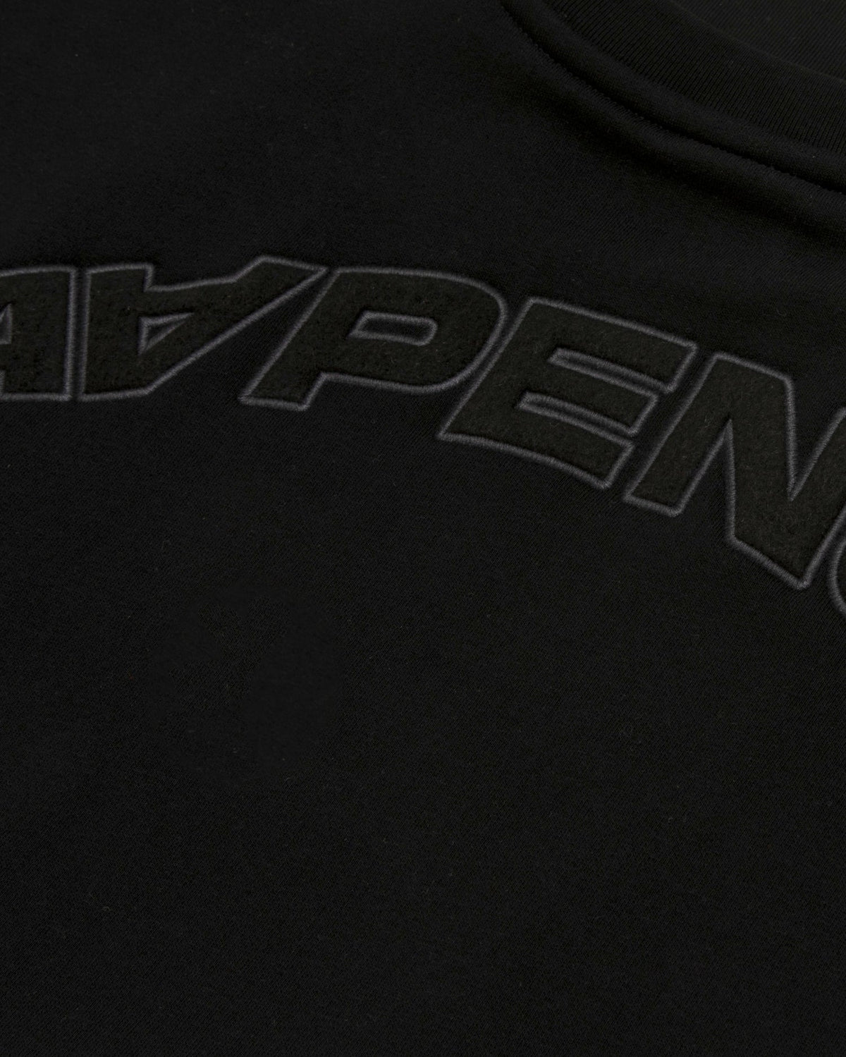 香港直郵 Aape 26秋冬 心型猿人刺繡圓領加絨簡約質感衛衣D376 AAPSWMD376XXR
