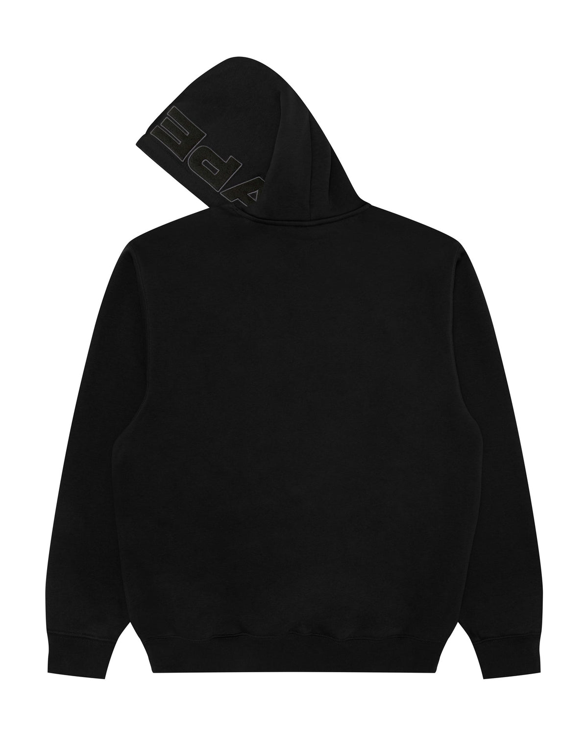 香港直郵 Aape 26秋冬 巾繡猿人徽章加絨連帽純色連帽衛衣D378 AAPSWMD378XXR