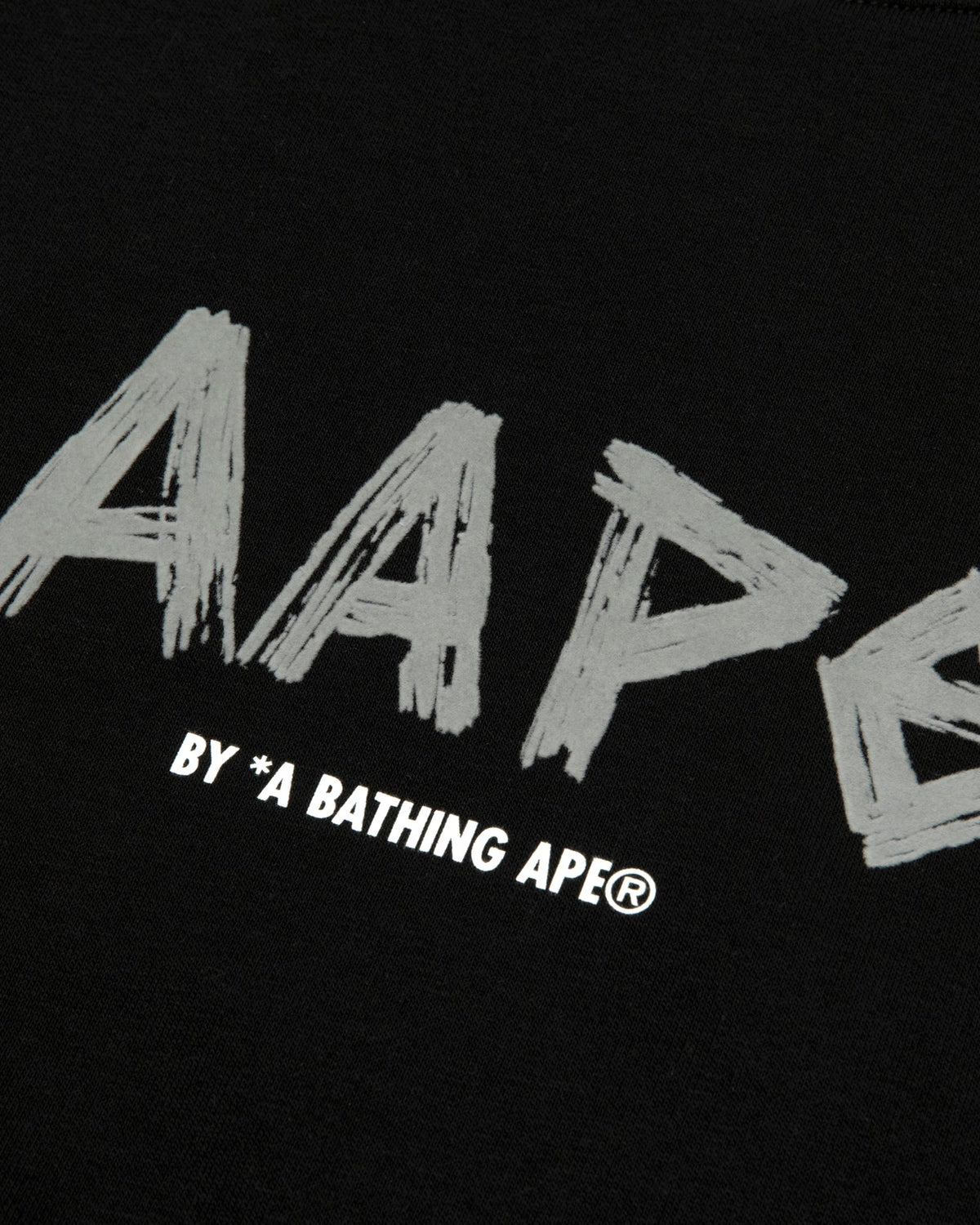香港直郵 Aape 男裝 26秋冬鐵絲網字母印花寬鬆加絨休閒圓領衛衣E301 AAPSWME301XXR