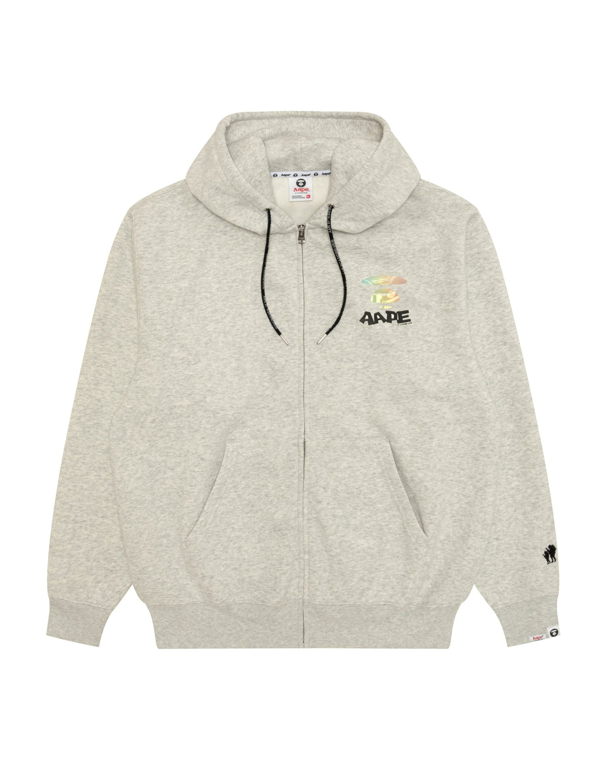 香港直邮 Aape 26秋冬 鐳射猿人連帽衛衣E303 灰色 AAPSWME303XAR
