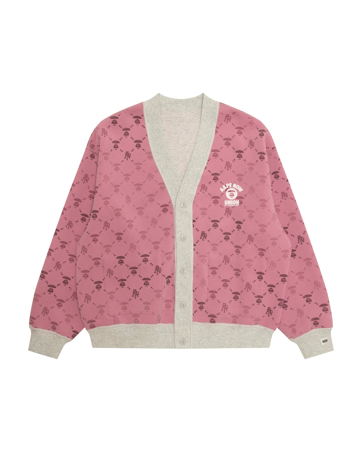 香港直郵 Aape 男裝 26秋冬雙面穿老花猿人迷彩純色衛衣外套E317 AAPSWME317XXR