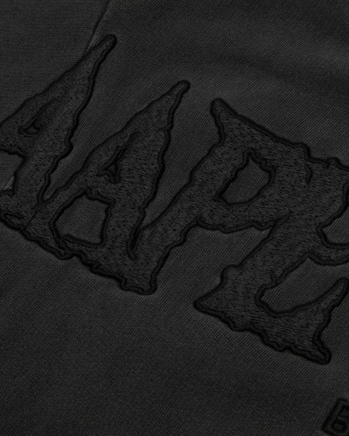 香港直郵 Aape 男裝 26秋冬水洗做舊可拆卸毛領加絨連帽衛衣E320  AAPSWME320XXR
