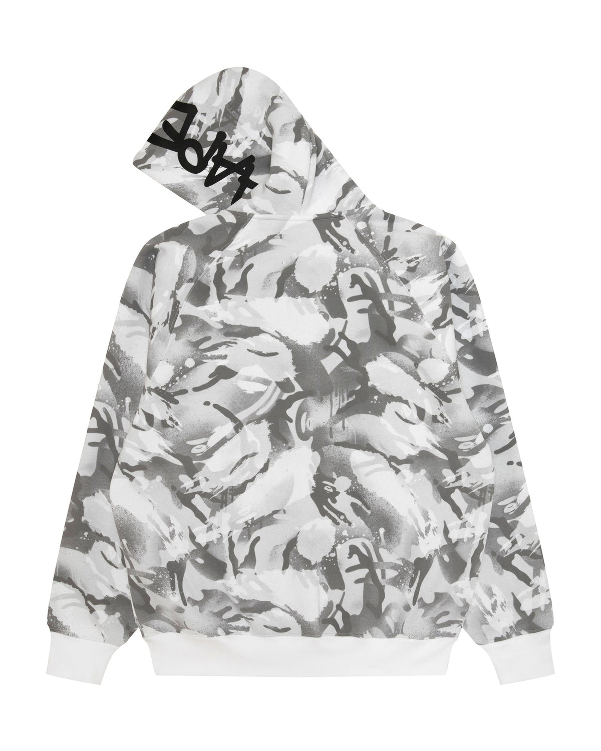 香港直郵 Aape 26秋冬 猿人徽章迷彩滿印加絨拉鏈連帽衛衣E321 AAPSWME321XXR