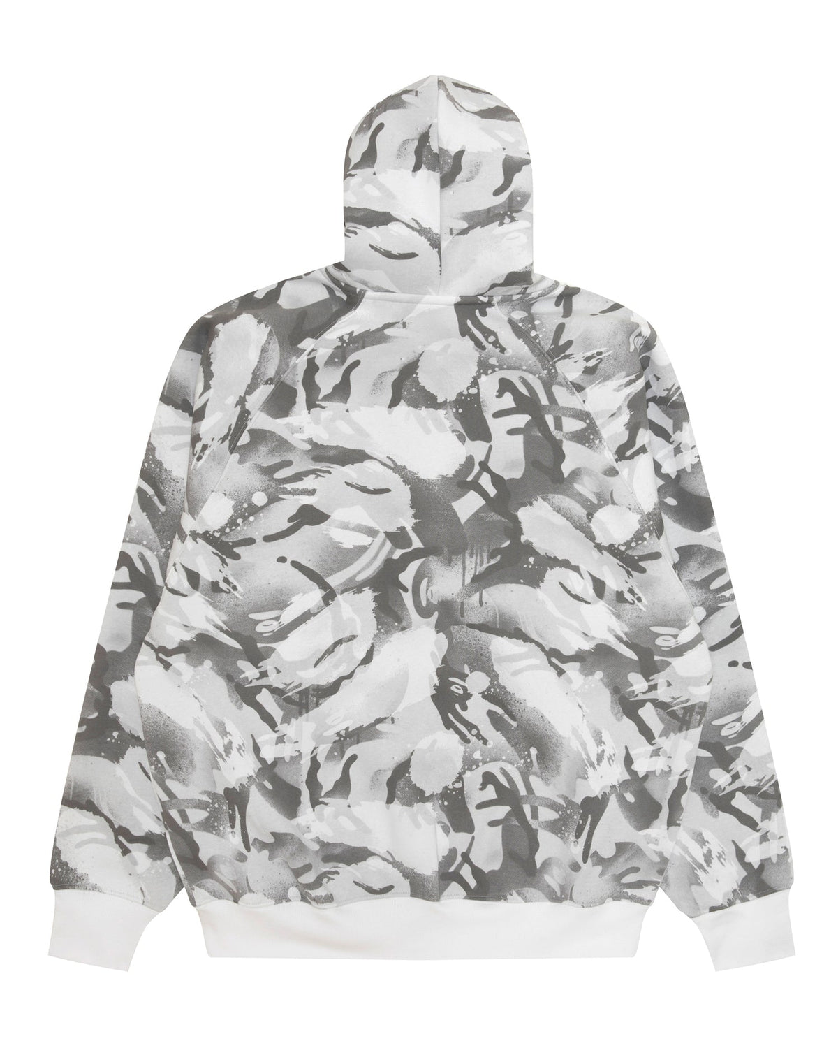 香港直郵 Aape 26秋冬 猿人徽章迷彩滿印加絨拉鏈連帽衛衣E321 AAPSWME321XXR