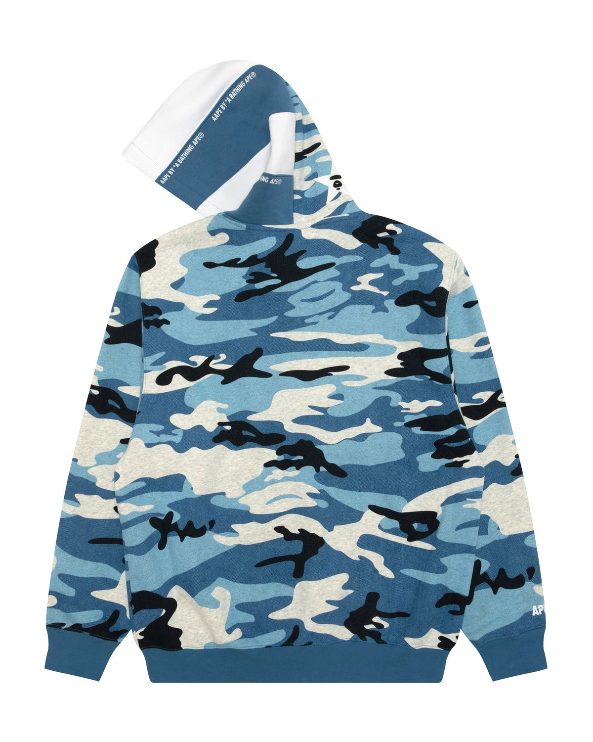香港直邮 Aape 26秋冬 AAPENOW 迷彩星星連帽衛衣 E370 AAPSWME370XAR