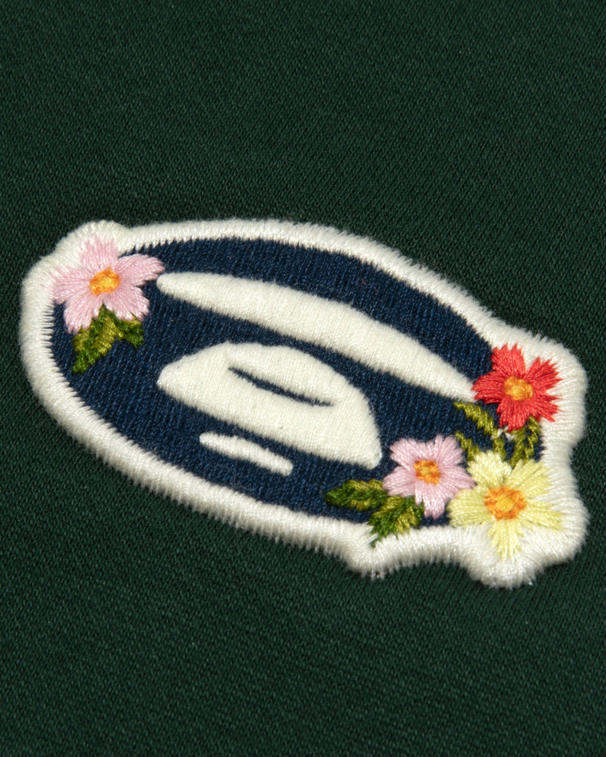 香港直郵 Aape 女裝 26秋冬花卉刺繡星星猿人短款加絨連帽衛衣E355 AAPSWWE355XXR