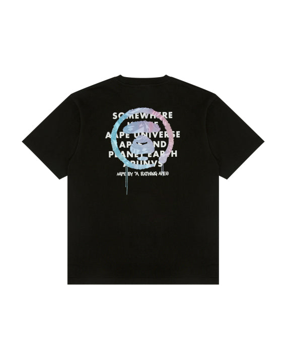 香港直郵 Aape 男裝25春夏迷彩猿顏圓章印花休閑潮流短袖T恤1646