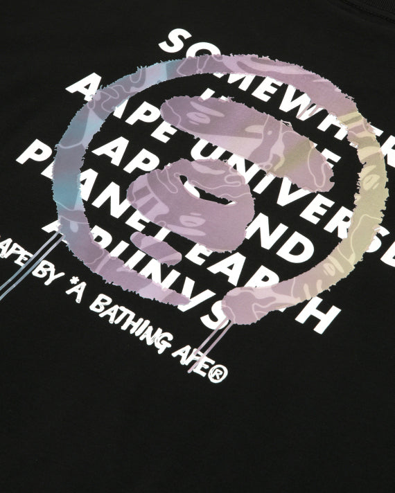 香港直郵 Aape 男裝25春夏迷彩猿顏圓章印花休閑潮流短袖T恤1646