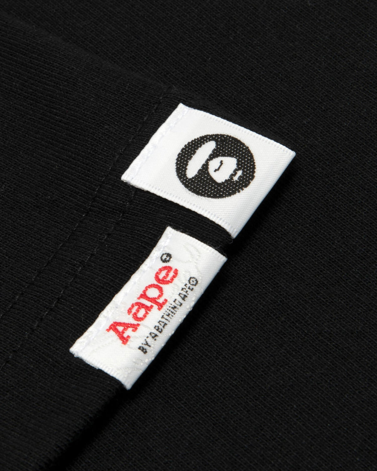香港直郵 Aape 男裝 26秋冬迷彩猿人徽章做舊字母裂紋潮流短袖T卹1959 AAPTEM1959XXR