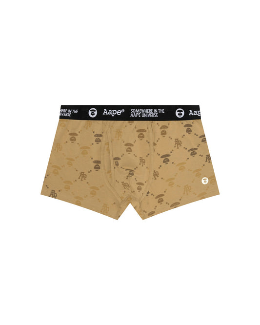 香港直郵 Aape 猿人老花滿印潮流質感平腳內褲5403 AAPUWM5403XXR