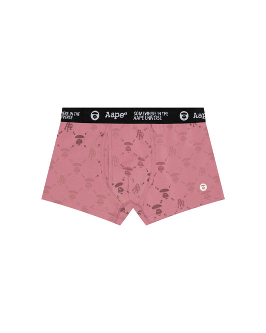 香港直郵 Aape 猿人老花滿印潮流質感平腳內褲5403 AAPUWM5403XXR