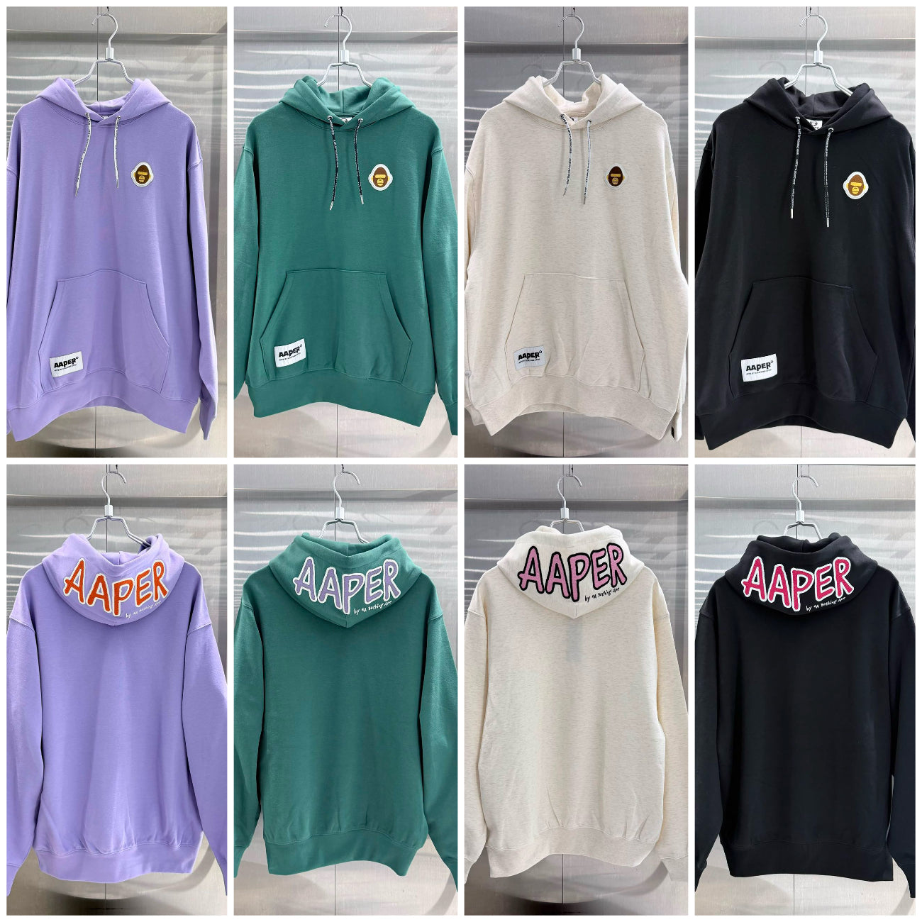 Aape 2026 秋冬 男裝 AAPER 猿人軍團連帽衛衣 D393