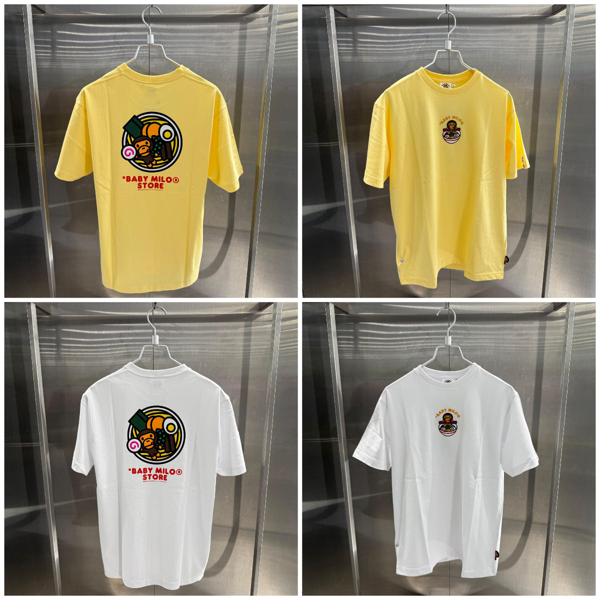 香港代購 專櫃正品 BABY MILO STORE 卡通拉麵小猴案印花短袖T 0457