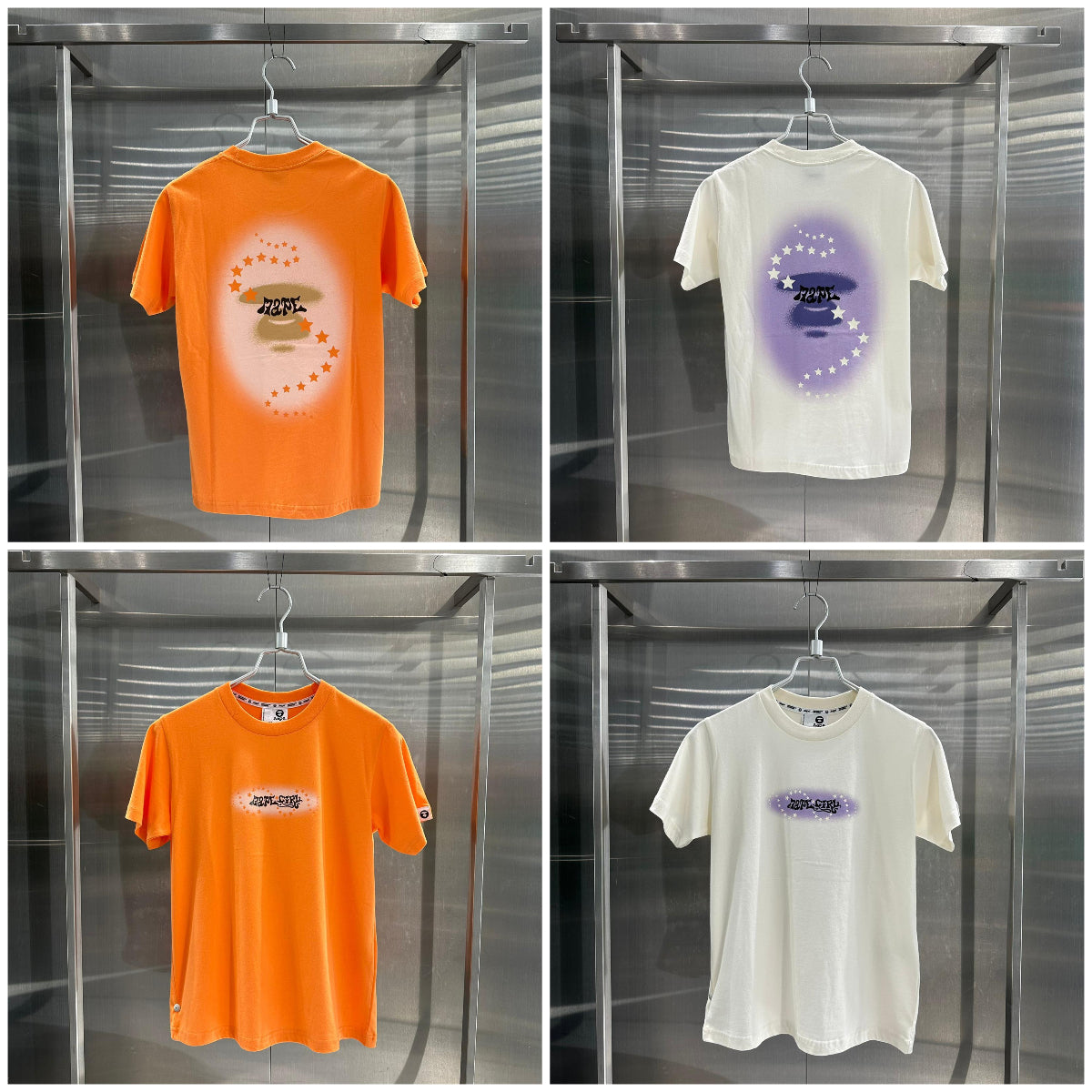香港直郵 專櫃正品 Aape 26春夏 女 果凍質感字母印花五角星猿人頭短袖T恤1916