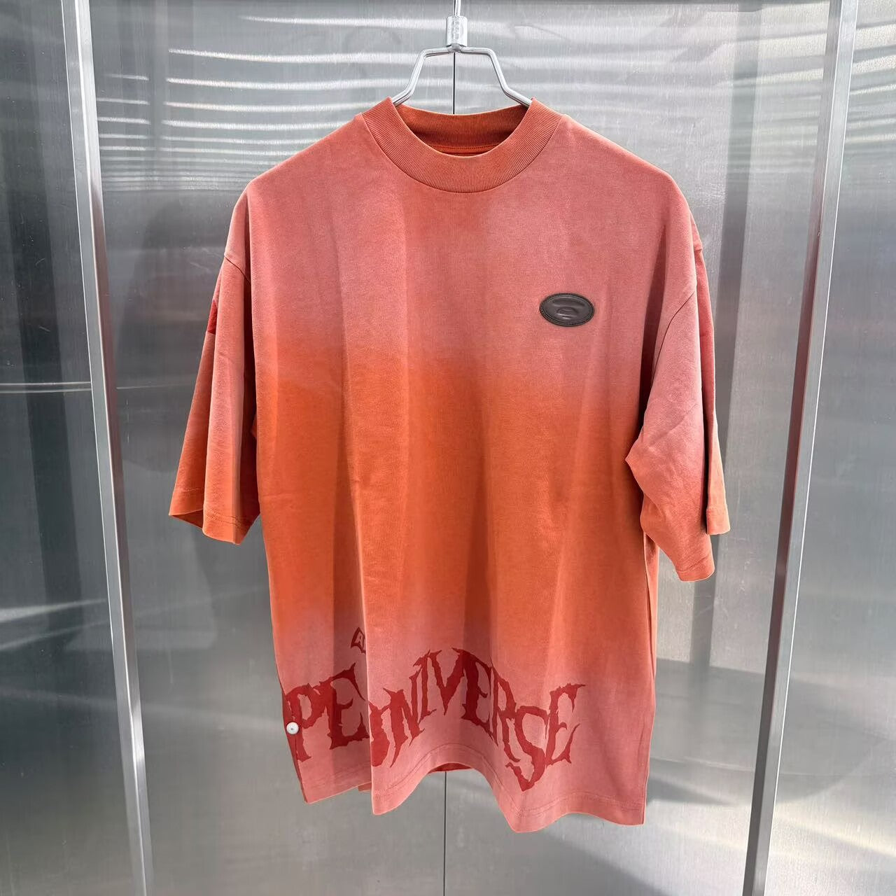 Aape 2026 男裝秋冬覆古漸變水洗做舊猿人剪影潮流短袖T恤 10001 XR