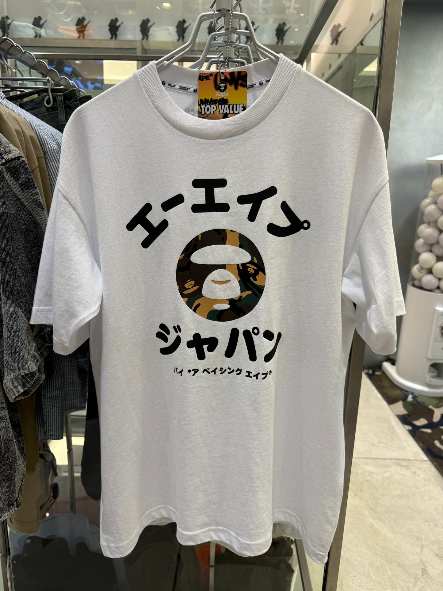 Aape 26春夏 AAPEUNVS 迷彩猿人印花短袖T恤1776