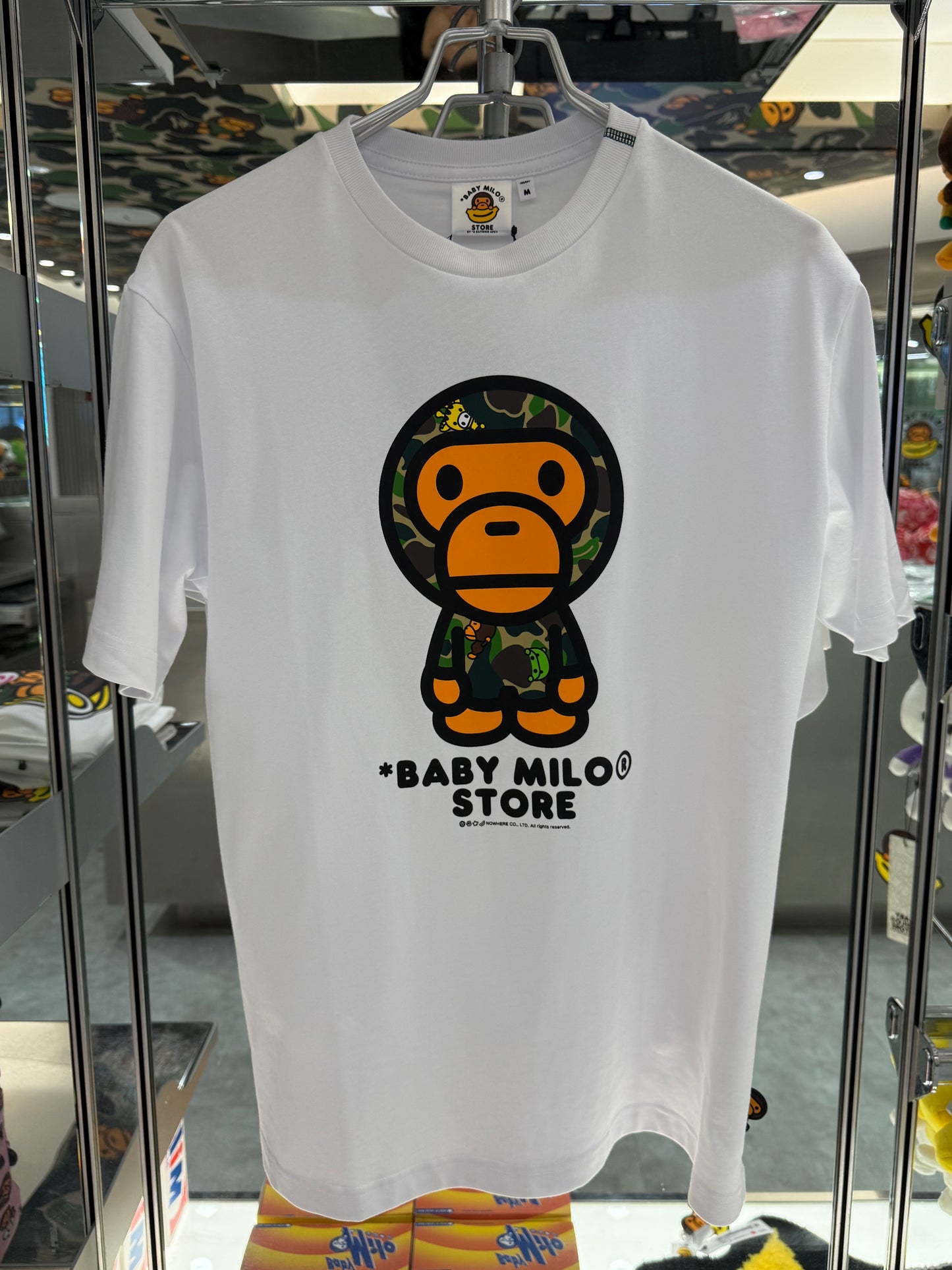 香港直郵 BABY MILO STORE 經典迷彩小猴t恤 0437
