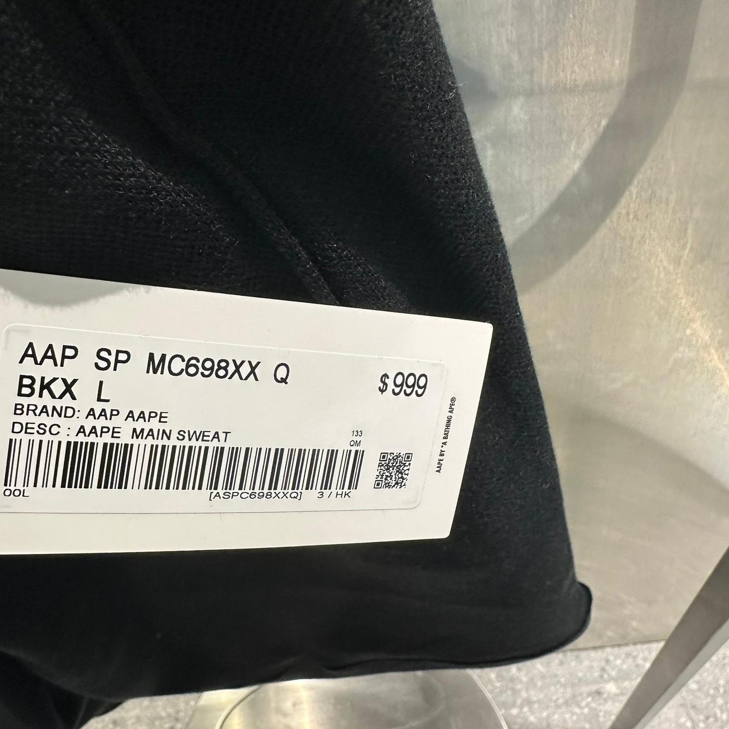 香港直郵 Aape 男裝 26春夏 爆裂紋字母猿人印花雙麵穿繫帶短褲C698