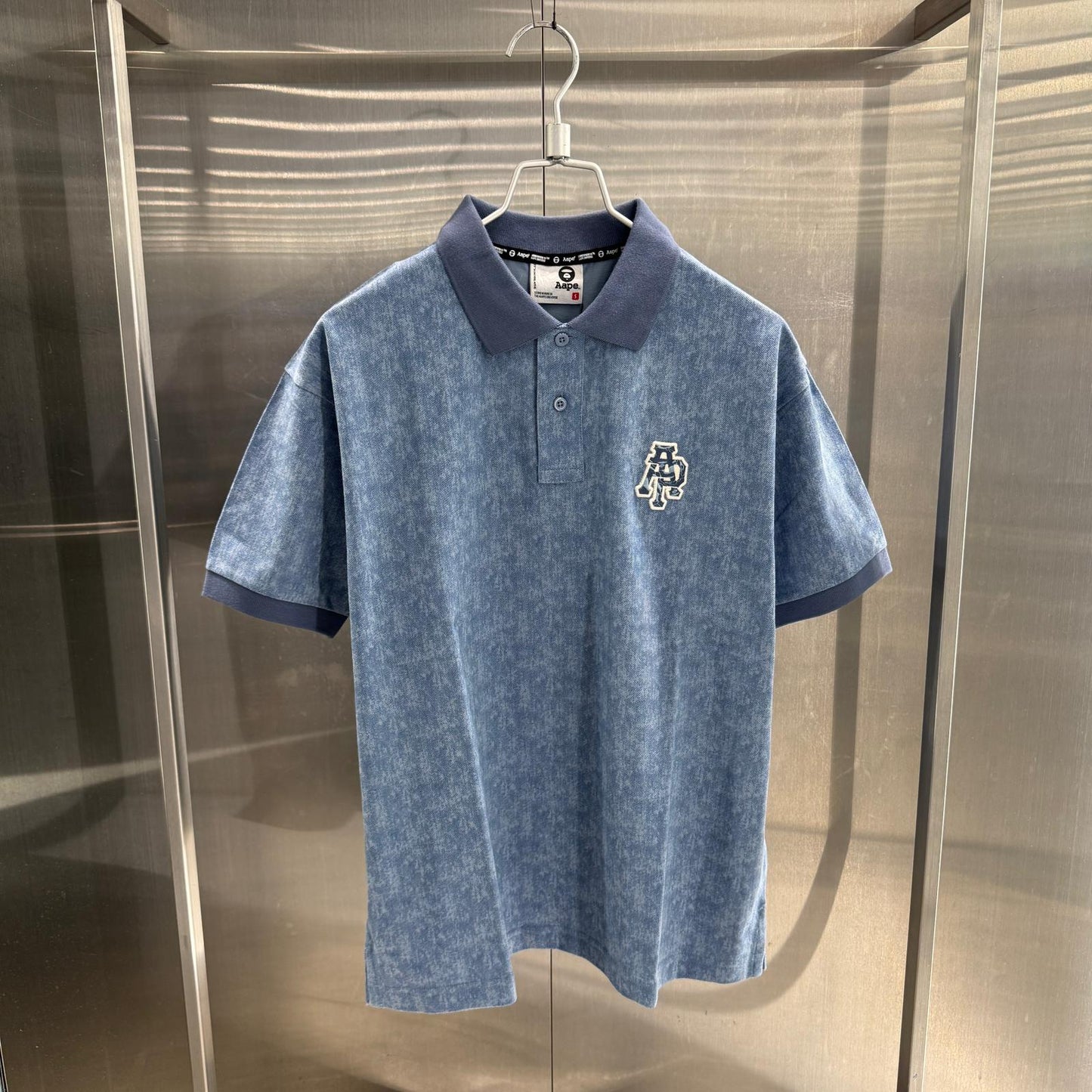 香港直郵 男裝 26春夏迷彩字母刺繡舒適潮流休閒POLO衫 1891