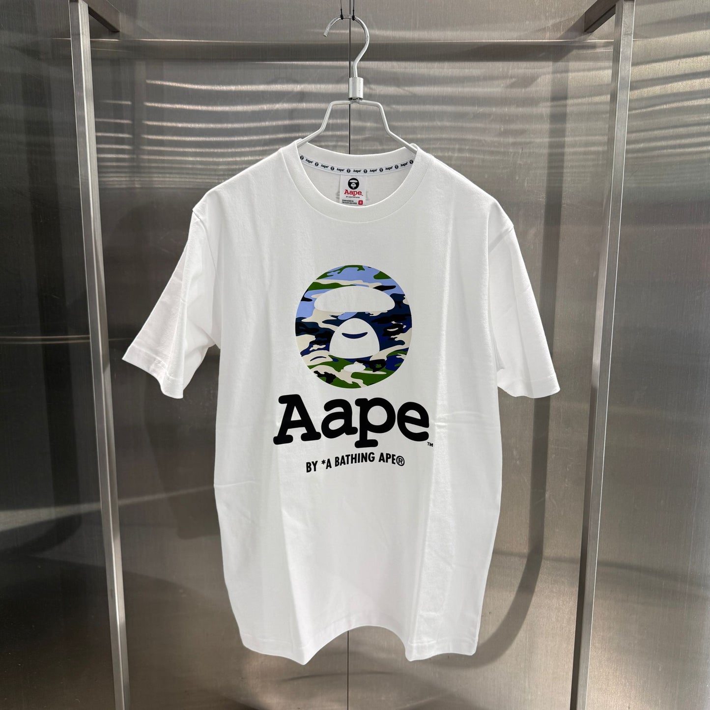 香港直郵 Aape 男裝 26春夏 猿人迷彩印花潮流舒適休閒短袖T恤1834