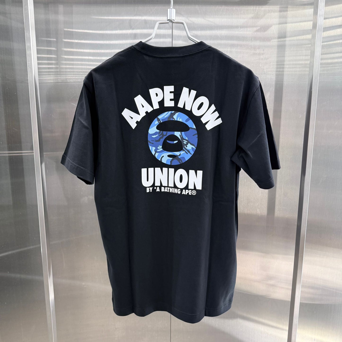 香港直郵 Aape 男裝 26春夏 猿人迷彩徽章舒適潮流字母印花短袖T恤1869