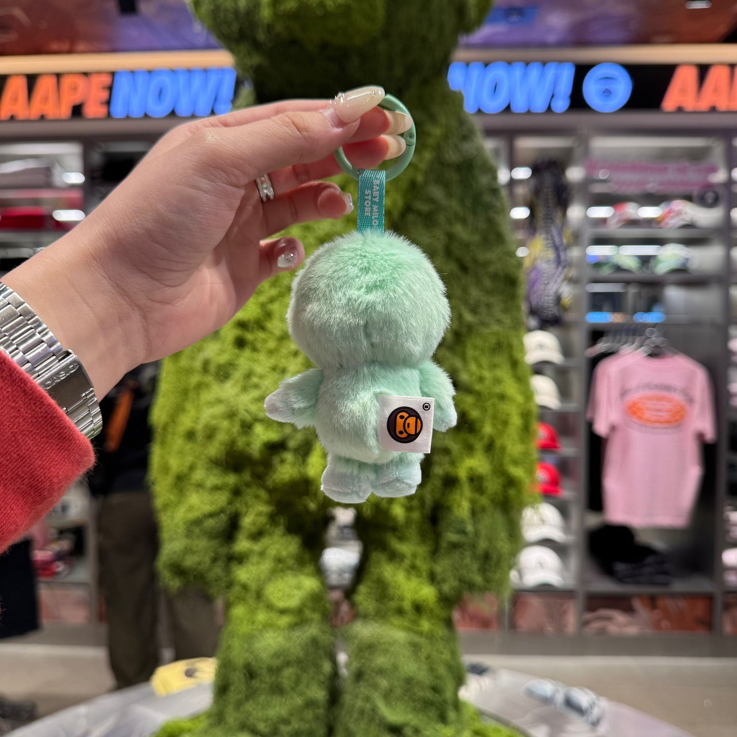 BABY MILO STORE  異色毛絨小猴掛件鑰匙扣 4640