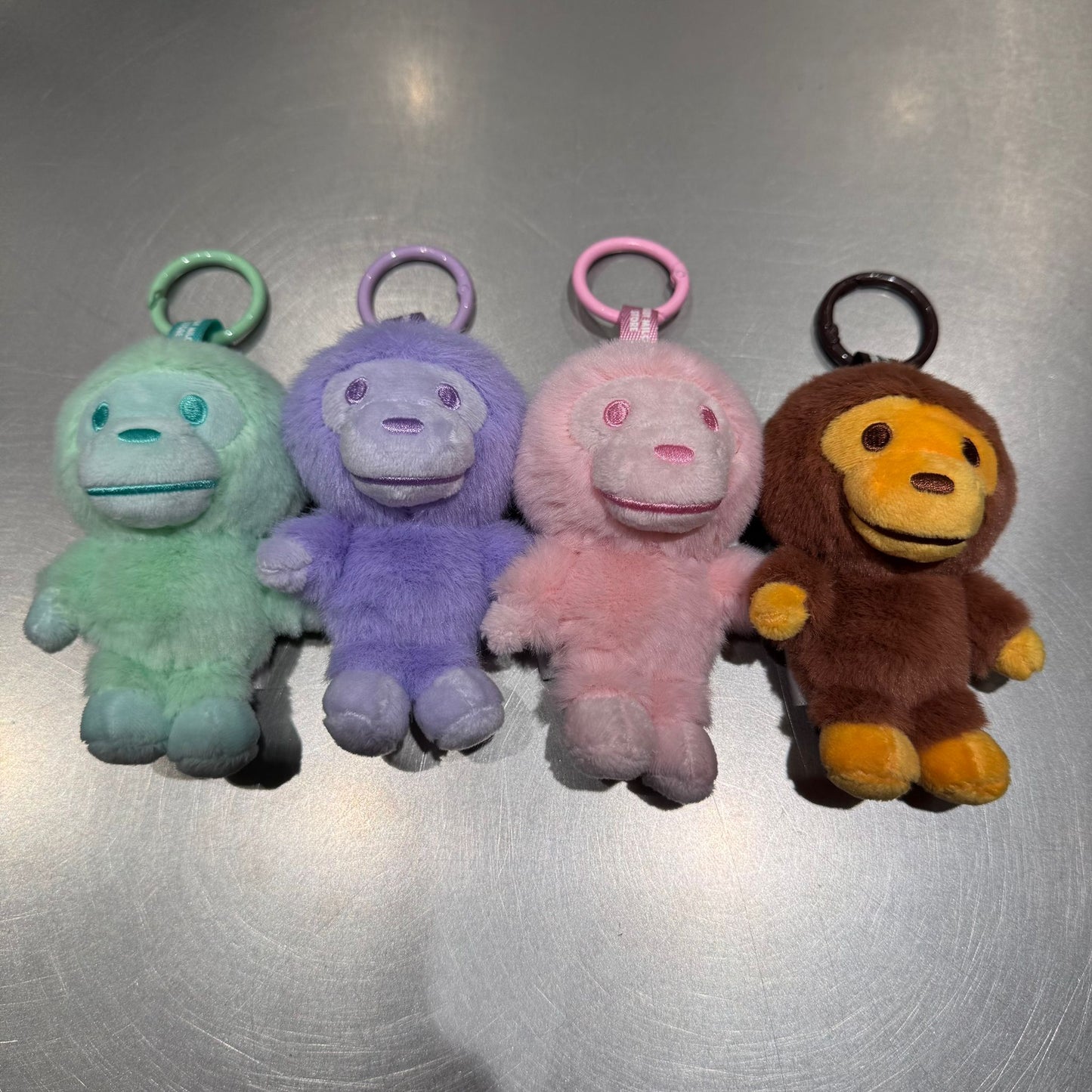 BABY MILO STORE  異色毛絨小猴掛件鑰匙扣 4640