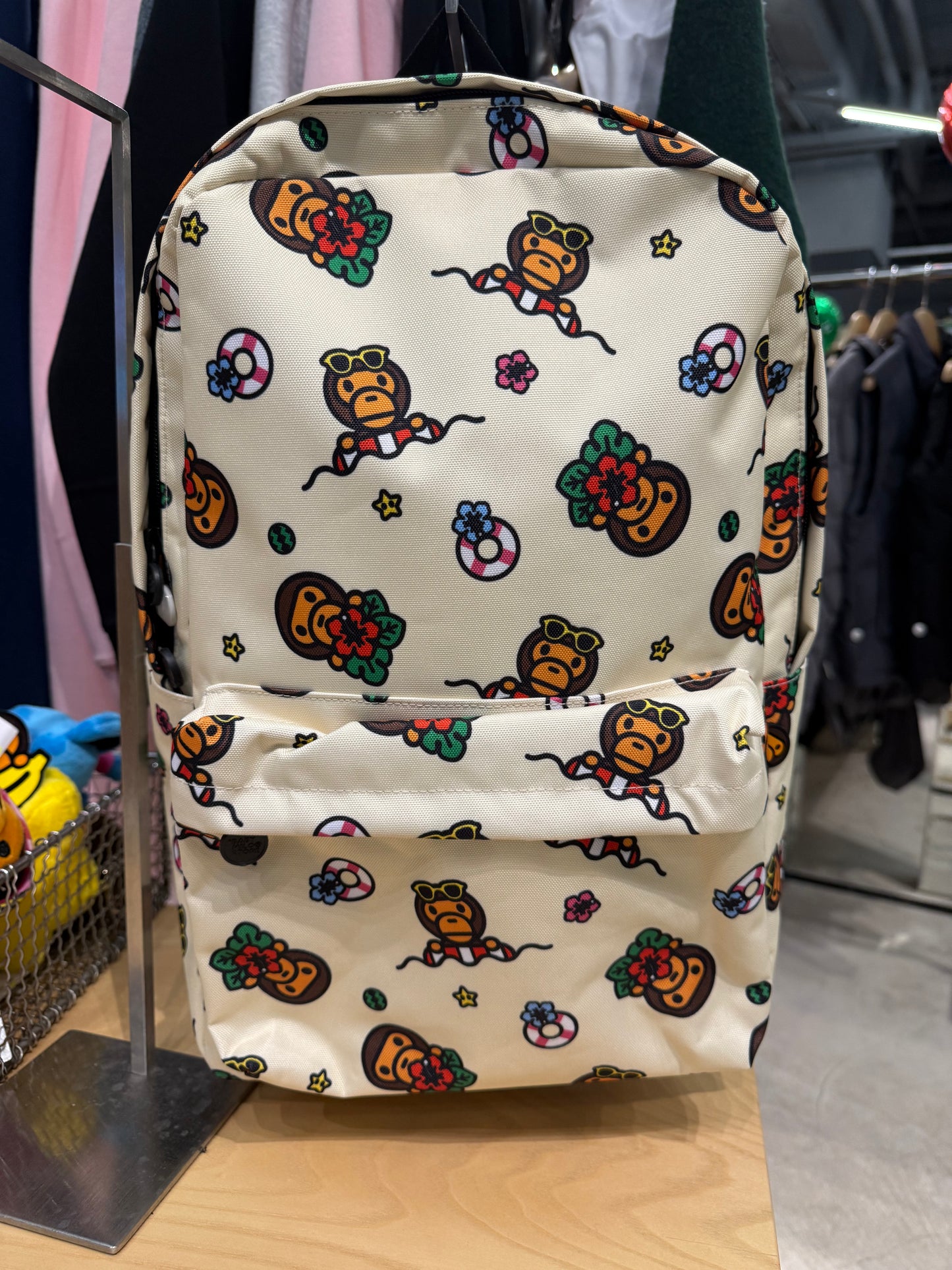 香港直郵 BABY MILO STORE 卡通圖案迷彩雙肩包背包（大號）4224