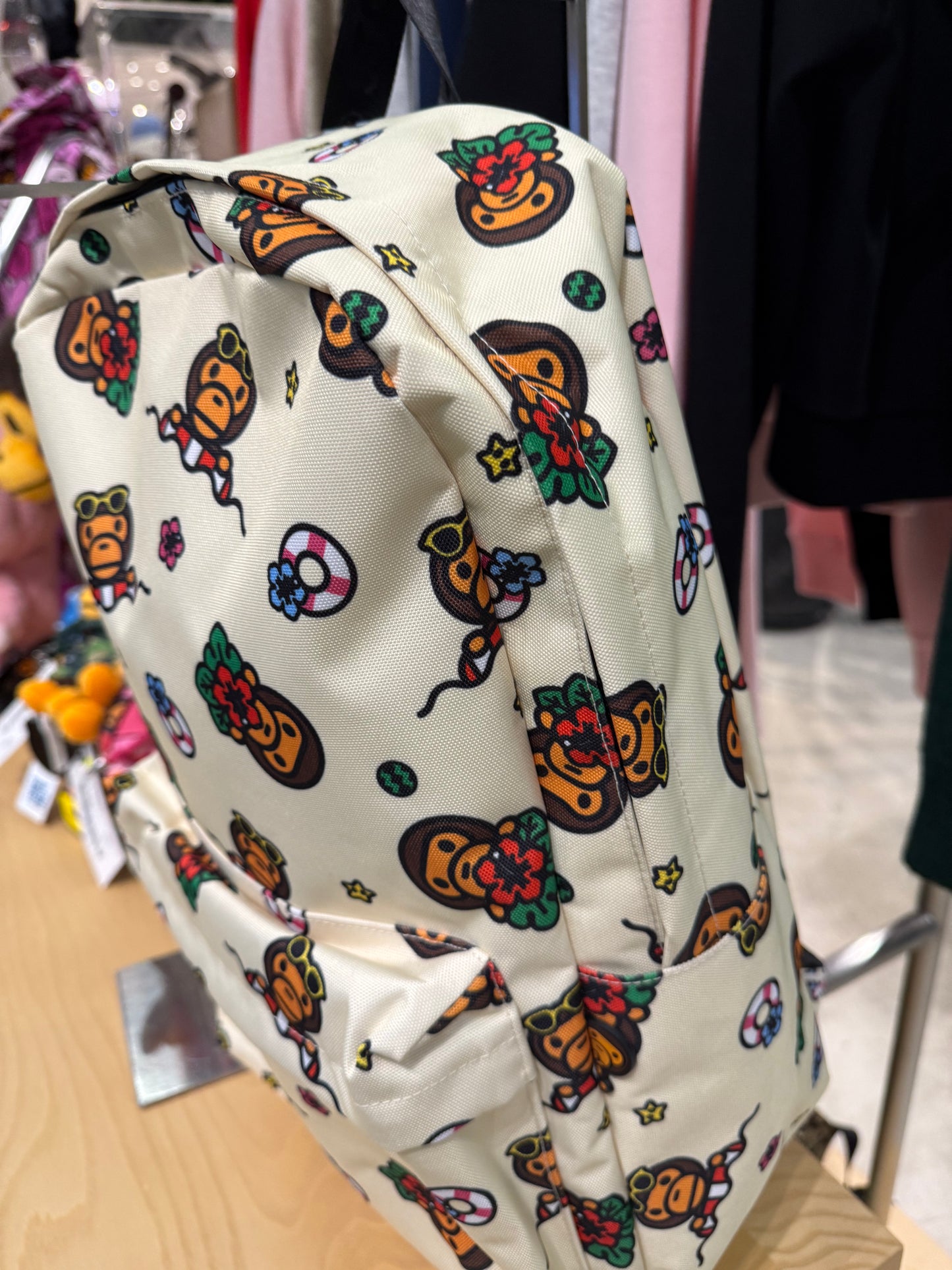 香港直郵 BABY MILO STORE 卡通圖案迷彩雙肩包背包（大號）4224
