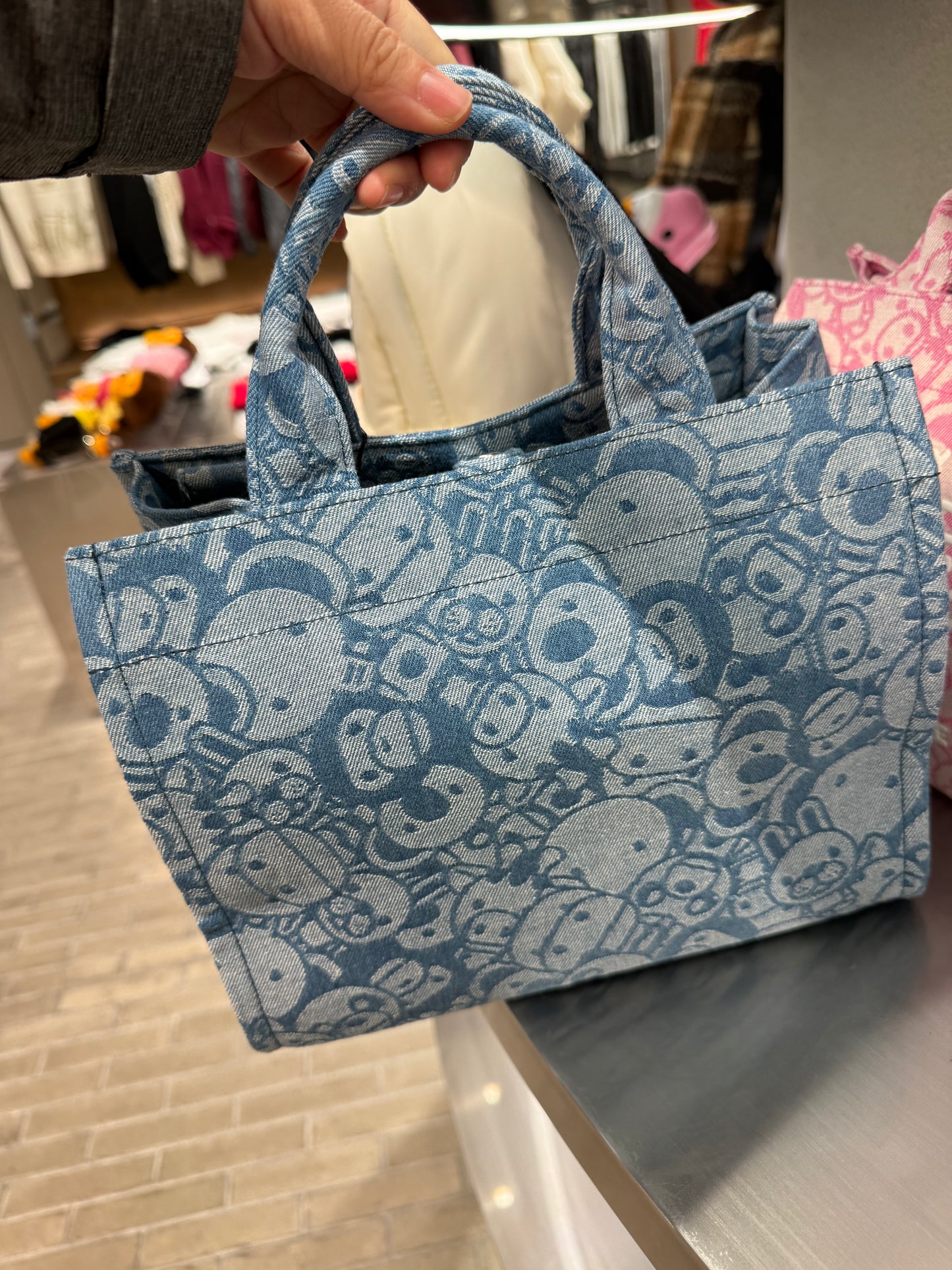 香港直郵 專櫃正品 BABY MILO STORE 卡通圖案迷彩挎包手提包（小號）4461