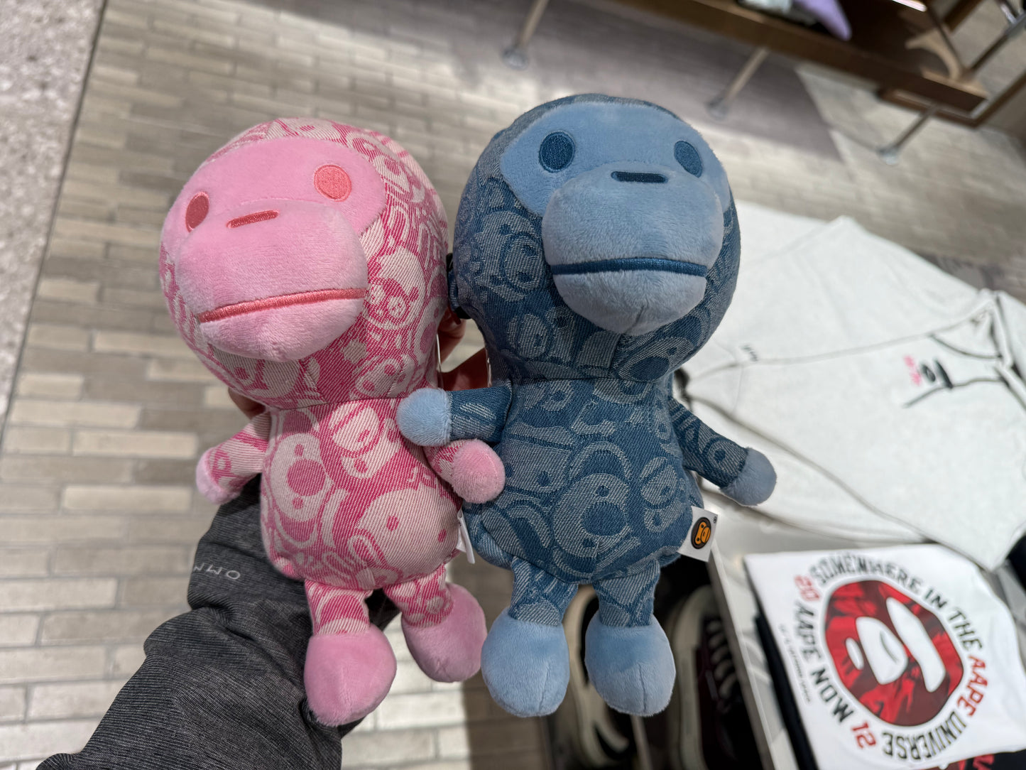 香港直郵 專櫃正品 BABY MILO STORE  立體卡通小猴單肩包斜挎手機包4463