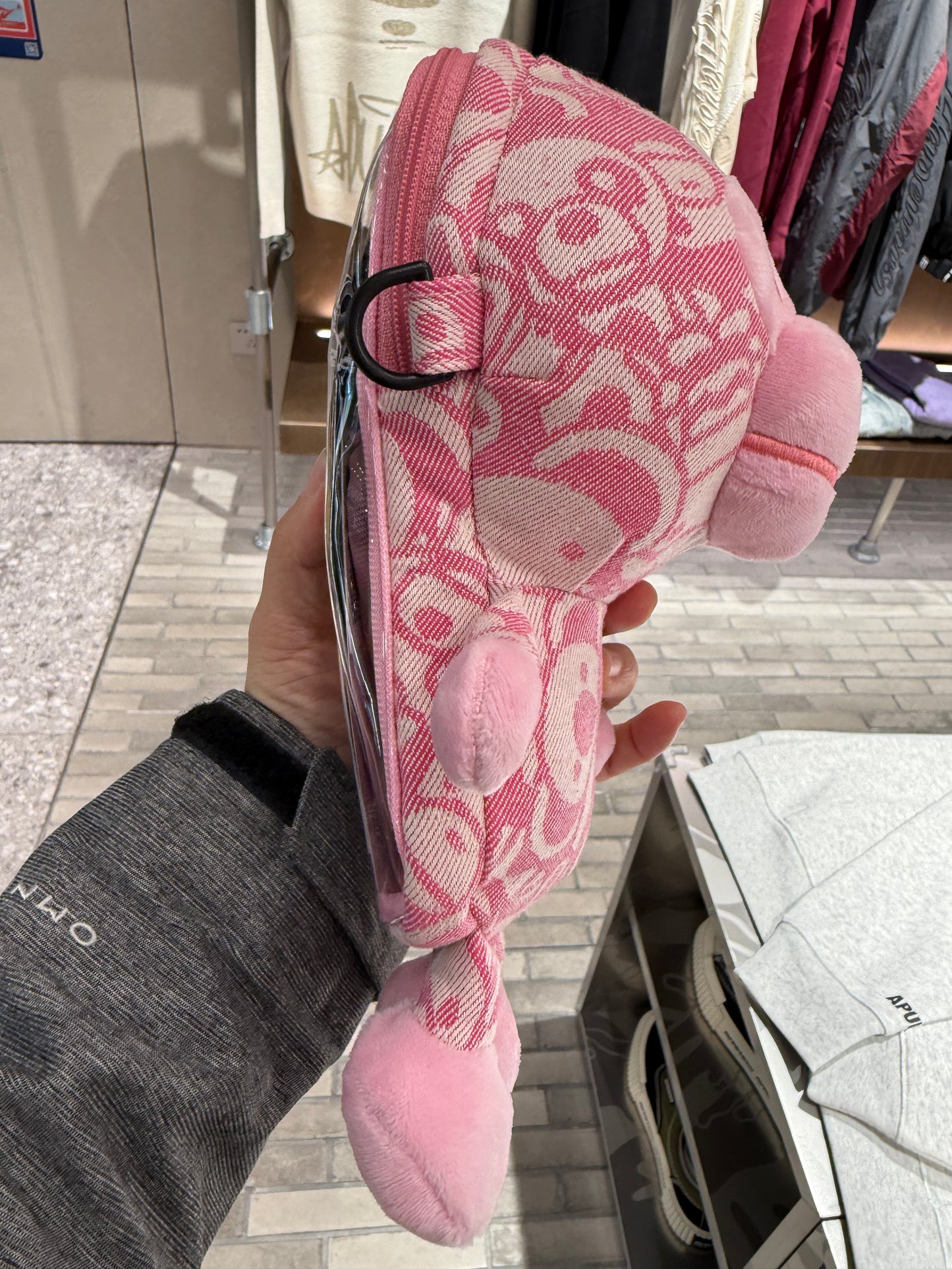 香港直郵 專櫃正品 BABY MILO STORE  立體卡通小猴單肩包斜挎手機包4463